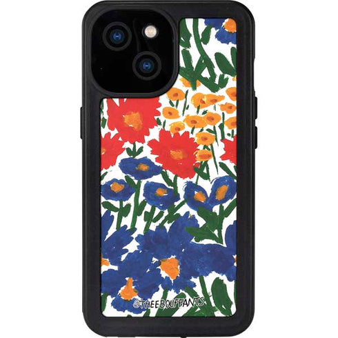 Bouffants and Broken Hearts Wild Garden 4 iPhone 15 Waterproof Case